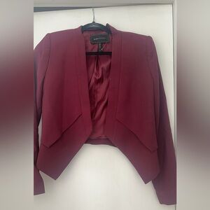 BCBG Maroon Blazer, Size XS